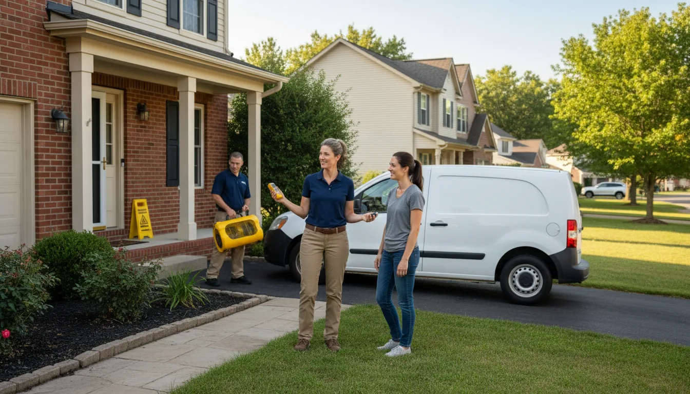 Residential water damage restoration in Gilcrest, CO
